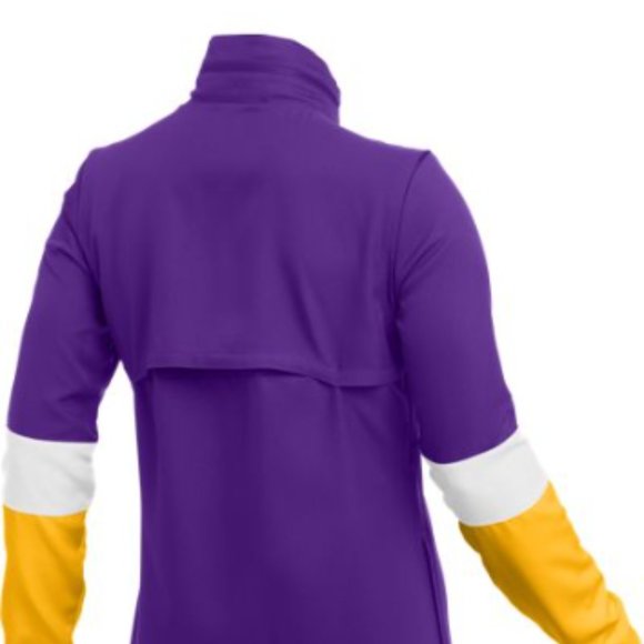 WOMEN'S NIKE DRY JACKET PURPLE LSU - Picture 3 of 3